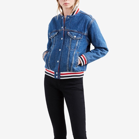 levis reversible bomber jacket